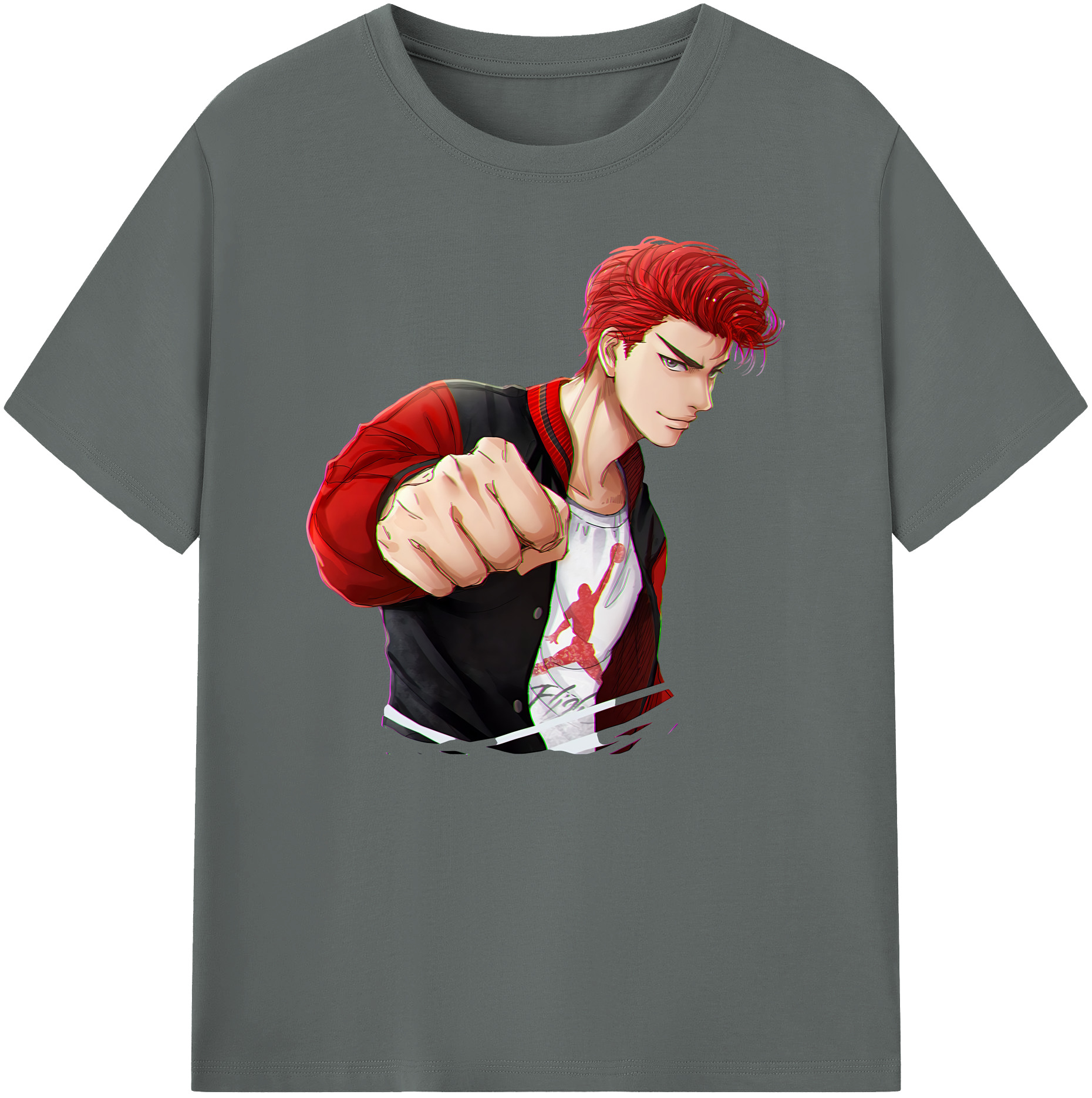 （画像用） SLAM DUNK／スラムダンク 綿100％ メンズ半袖Tシャツ｜肌触りやわらか＆通気性